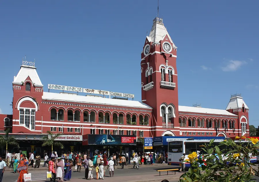 Chennai Central railway station facade